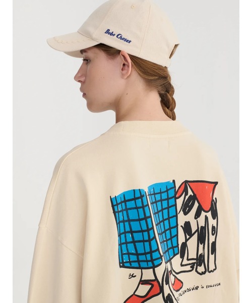 BOBO CHOSES(ボボショーズ)の「Pixel Daisy twill cap(キャップ・レディース・オフホワイト・58cm)」の8枚目の写真