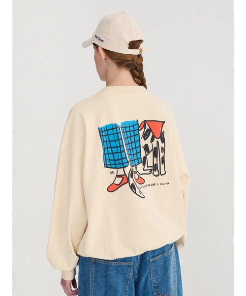 BOBO CHOSES(ボボショーズ)の「Pixel Daisy twill cap(キャップ・レディース・オフホワイト・58cm)」の7枚目の写真