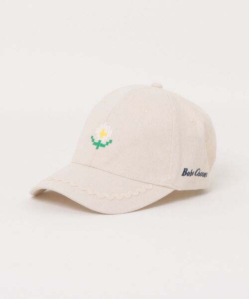 BOBO CHOSES(ボボショーズ)の「Pixel Daisy twill cap(キャップ・レディース・オフホワイト・58cm)」の9枚目の写真