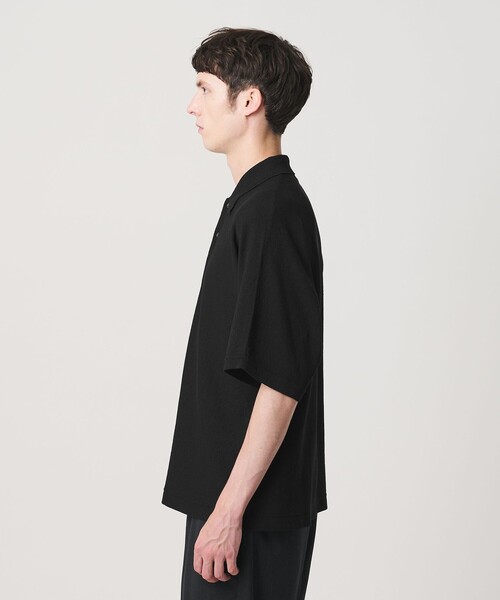 BEAUTY&YOUTH UNITED ARROWS(ビューティーアンドユースユナイテッドアローズ)の「リネン ブリーズ ドルマン 3B ポロニット ウォッシャブル(ポロシャツ・メンズ・ナチュラル/オリーブ/ブラック・XL/M/S/L)」の9枚目の写真