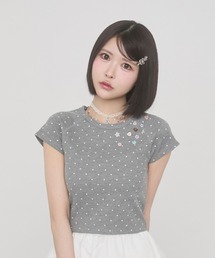 rumnel:（ルムネル）の「ランダムボタンワッフルTシャツ / Random Button Waffle T-Shirt（Tシャツ/カットソー）」