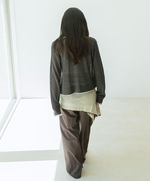SENSE OF PLACE by URBAN RESEARCH(センスオブプレイスバイアーバンリサーチ)の「撥水ウエストタックルーズパンツ(その他パンツ・レディース・ベージュ/ブラック/ブラウン・MEDIUM/SMALL)」の16枚目の写真
