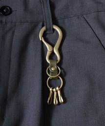 ANPAS（アンパス）の「Made in Japan Daruma Carabiner Key Holder / 日本製 ダルマカラビナキーホルダー 国産 レザー 合金 メンズ レディース ユニセックス（キーケース/キーアクセサリー）」