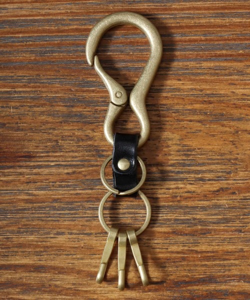 ANPAS(アンパス)の「Made in Japan Daruma Carabiner Key Holder / 日本製 ダルマカラビナキーホルダー 国産 レザー 合金 メンズ レディース ユニセックス(キーケース/キーアクセサリー・メンズ・ダークブラウン/ブラウン/レッド/グリーン/ネイビー/ブラック・FREE)」の7枚目の写真