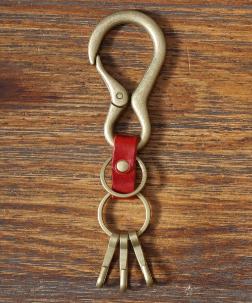 ANPAS(アンパス)の「Made in Japan Daruma Carabiner Key Holder / 日本製 ダルマカラビナキーホルダー 国産 レザー 合金 メンズ レディース ユニセックス(キーケース/キーアクセサリー・メンズ・ダークブラウン/ブラウン/レッド/グリーン/ネイビー/ブラック・FREE)」の19枚目の写真
