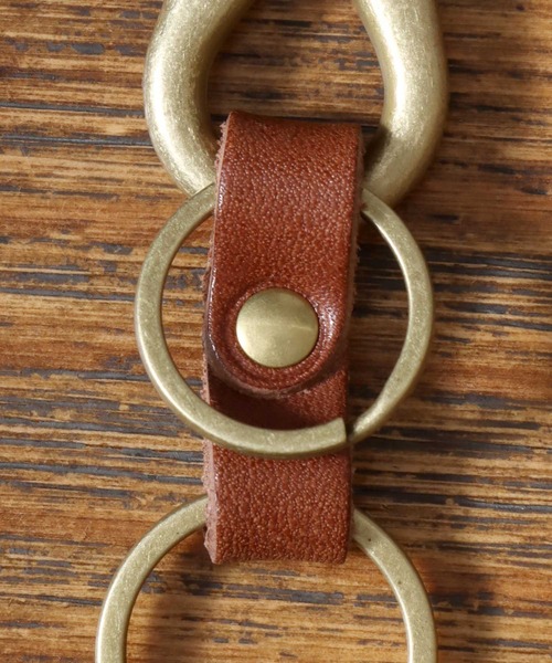 ANPAS(アンパス)の「Made in Japan Daruma Carabiner Key Holder / 日本製 ダルマカラビナキーホルダー 国産 レザー 合金 メンズ レディース ユニセックス(キーケース/キーアクセサリー・メンズ・ダークブラウン/ブラウン/レッド/グリーン/ネイビー/ブラック・FREE)」の12枚目の写真