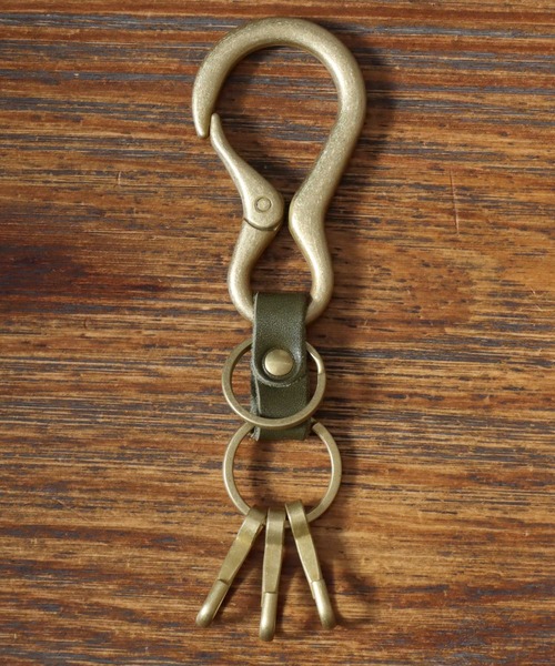 ANPAS(アンパス)の「Made in Japan Daruma Carabiner Key Holder / 日本製 ダルマカラビナキーホルダー 国産 レザー 合金 メンズ レディース ユニセックス(キーケース/キーアクセサリー・メンズ・ダークブラウン/ブラウン/レッド/グリーン/ネイビー/ブラック・FREE)」の15枚目の写真