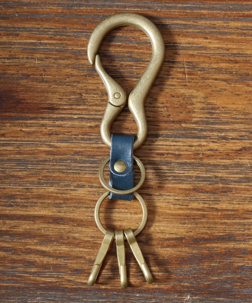 ANPAS(アンパス)の「Made in Japan Daruma Carabiner Key Holder / 日本製 ダルマカラビナキーホルダー 国産 レザー 合金 メンズ レディース ユニセックス(キーケース/キーアクセサリー・メンズ・ダークブラウン/ブラウン/レッド/グリーン/ネイビー/ブラック・FREE)」の17枚目の写真