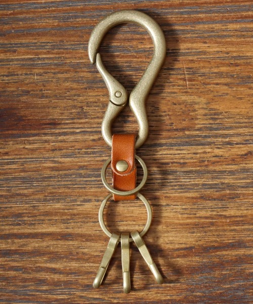 ANPAS(アンパス)の「Made in Japan Daruma Carabiner Key Holder / 日本製 ダルマカラビナキーホルダー 国産 レザー 合金 メンズ レディース ユニセックス(キーケース/キーアクセサリー・メンズ・ダークブラウン/ブラウン/レッド/グリーン/ネイビー/ブラック・FREE)」の13枚目の写真