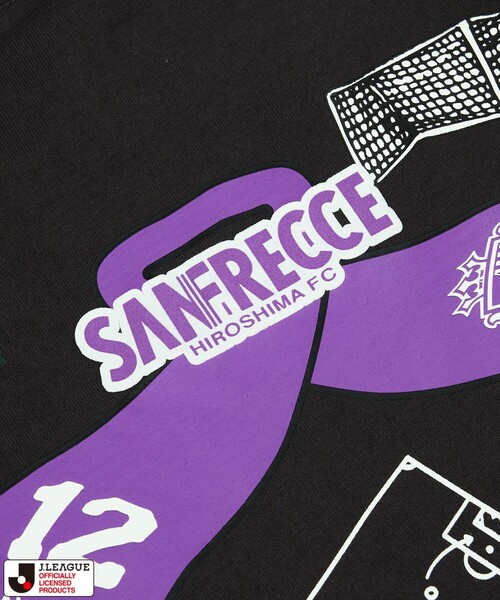 FREAK'S STORE(フリークスストア)の「J.LEAGUE × FREAK’S STORE 別注SUPPORTERS SHORT SLEEVE TEE 【サンフレッチェ広島】/ Jリーグ 別注 Tシャツ(Tシャツ/カットソー・メンズ・ホワイト/チャコールグレー・MEDIUM/SMALL/X-LARGE/LARGE)」の12枚目の写真