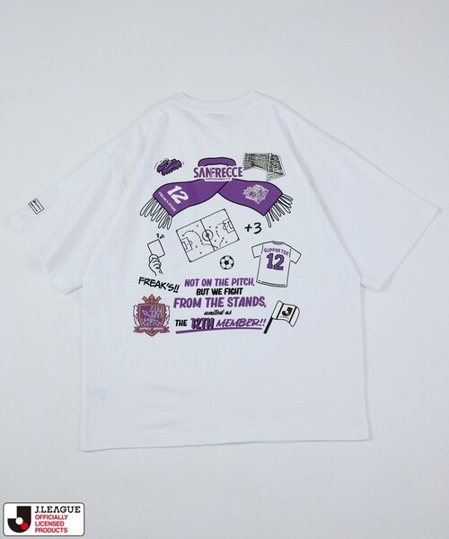 FREAK'S STORE(フリークスストア)の「J.LEAGUE × FREAK’S STORE 別注SUPPORTERS SHORT SLEEVE TEE 【サンフレッチェ広島】/ Jリーグ 別注 Tシャツ(Tシャツ/カットソー・メンズ・ホワイト/チャコールグレー・MEDIUM/SMALL/X-LARGE/LARGE)」の15枚目の写真