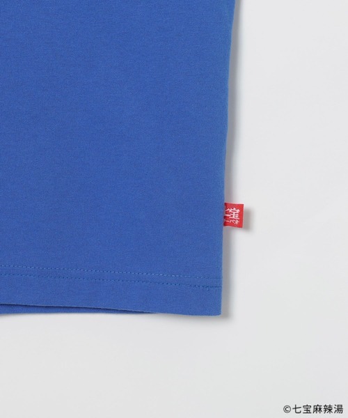 LEPSIM(レプシィム)の「【七宝麻辣湯】イラストTシャツSS 739794(Tシャツ/カットソー・レディース・オフホワイト/ブルー・FREE)」の5枚目の写真