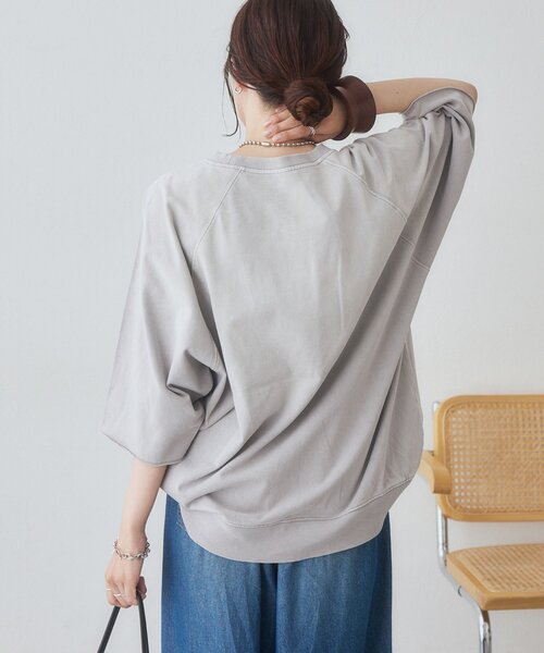 DISCOAT(ディスコート)の「【Enlude】ラグランフロッキーロゴプリントTシャツ《ユニセックス》(Tシャツ/カットソー・メンズ・グレイッシュベージュ/チャコールグレー/グリーン・FREE)」の16枚目の写真