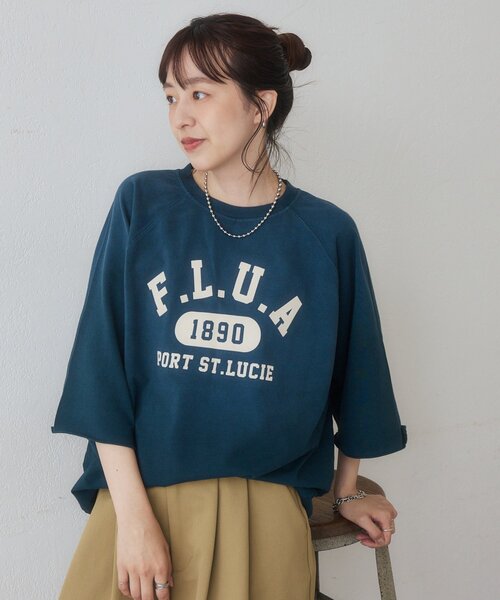 DISCOAT(ディスコート)の「【Enlude】ラグランフロッキーロゴプリントTシャツ《ユニセックス》(Tシャツ/カットソー・メンズ・グレイッシュベージュ/チャコールグレー/グリーン・FREE)」の22枚目の写真