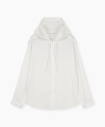 KHADI CALICO HOODED SHIRT