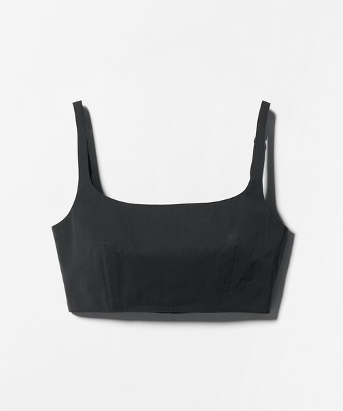 H BEAUTY&YOUTH UNITED ARROWS(エイチビューティーアンドユースユナイテッドアローズ)の「<H>ツイル ビスチェ(その他トップス・レディース・ブラック/ベージュ・M/S)」の1枚目の写真