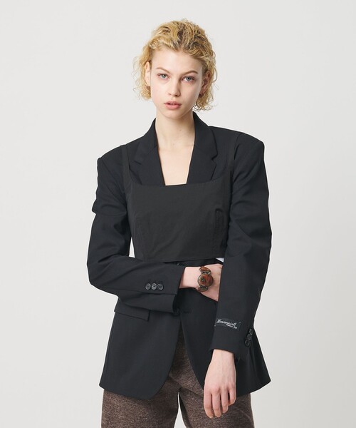 H BEAUTY&YOUTH UNITED ARROWS(エイチビューティーアンドユースユナイテッドアローズ)の「<H>ツイル ビスチェ(その他トップス・レディース・ブラック/ベージュ・M/S)」の14枚目の写真