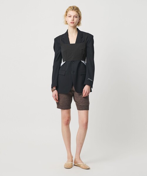 H BEAUTY&YOUTH UNITED ARROWS(エイチビューティーアンドユースユナイテッドアローズ)の「<H>ツイル ビスチェ(その他トップス・レディース・ブラック/ベージュ・M/S)」の16枚目の写真