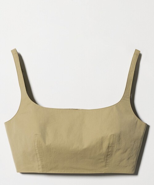 H BEAUTY&YOUTH UNITED ARROWS(エイチビューティーアンドユースユナイテッドアローズ)の「<H>ツイル ビスチェ(その他トップス・レディース・ブラック/ベージュ・M/S)」の3枚目の写真