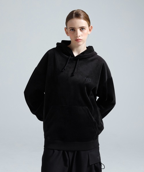 Y-3(ワイスリー)の「Y-3 VELVET CORDUROY HOODIE(パーカー・メンズ・ブラック・MEDIUM/SMALL/X-SMALL/X-LARGE/LARGE/XX-SMALL)」の2枚目の写真