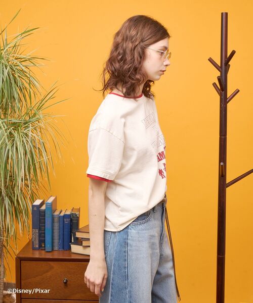 AMERICAN HOLIC(アメリカンホリック)の「【TOY STORY】リメイク風グラフィックTシャツ(Tシャツ/カットソー・レディース・アイボリー/チャコールグレー・FREE)」の7枚目の写真
