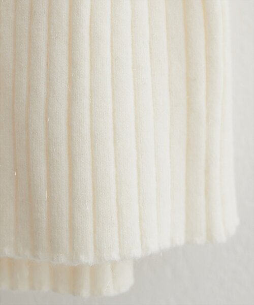 natural couture(ナチュラルクチュール)の「【6/12~6/14限定受注販売】ラメリブニットスカート(スカート・レディース・ミント/ブラック/ブラウン/チャコールグレー/アイボリー・LARGE/MEDIUM)」の16枚目の写真