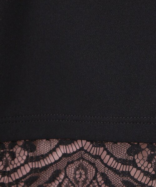 COUP DE CHANCE(クードシャンス)の「【手洗い可/日本製/接触冷感】裾レースカットソー(Tシャツ/カットソー・レディース・ブラック/ホワイト/ライトブルー/ホワイト系1・38/34)」の16枚目の写真