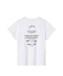 バックプリントTシャツ(ホワイト)