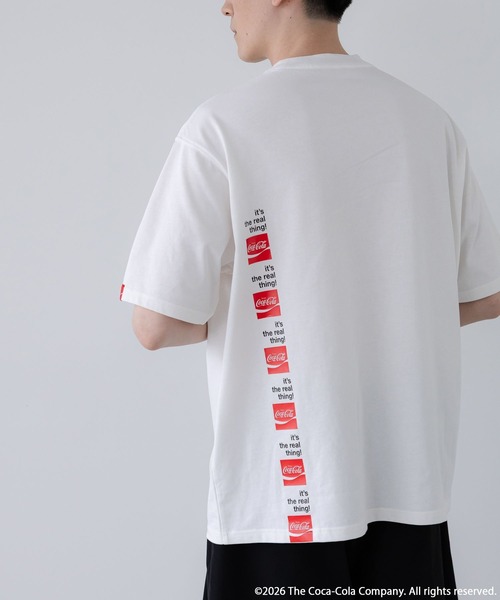 LOWRYS FARM(ローリーズファーム)の「【LFM(U)】Coca-Cola/LOGO TEE 878209(Tシャツ/カットソー・メンズ・ホワイト/ブラック/ホワイト系その他・MEDIUM/LARGE)」の10枚目の写真
