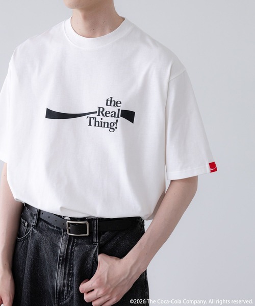 LOWRYS FARM(ローリーズファーム)の「【LFM(U)】Coca-Cola/LOGO TEE 878209(Tシャツ/カットソー・メンズ・ホワイト/ブラック/ホワイト系その他・MEDIUM/LARGE)」の16枚目の写真