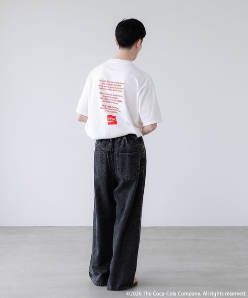 LOWRYS FARM(ローリーズファーム)の「【LFM(U)】Coca-Cola/LOGO TEE 878209(Tシャツ/カットソー・メンズ・ホワイト/ブラック/ホワイト系その他・MEDIUM/LARGE)」の12枚目の写真