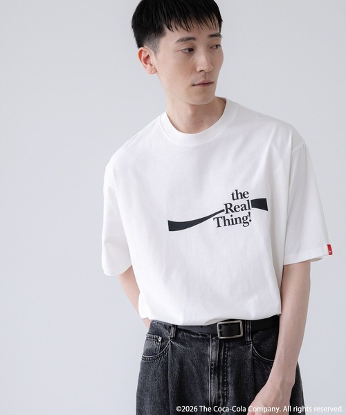LOWRYS FARM(ローリーズファーム)の「【LFM(U)】Coca-Cola/LOGO TEE 878209(Tシャツ/カットソー・メンズ・ホワイト/ブラック/ホワイト系その他・MEDIUM/LARGE)」の14枚目の写真