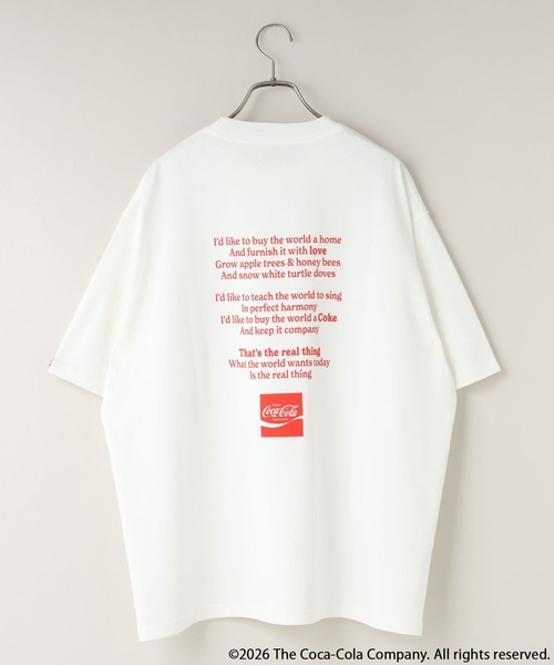 LOWRYS FARM(ローリーズファーム)の「【LFM(U)】Coca-Cola/LOGO TEE 878209(Tシャツ/カットソー・メンズ・ホワイト/ブラック/ホワイト系その他・MEDIUM/LARGE)」の21枚目の写真