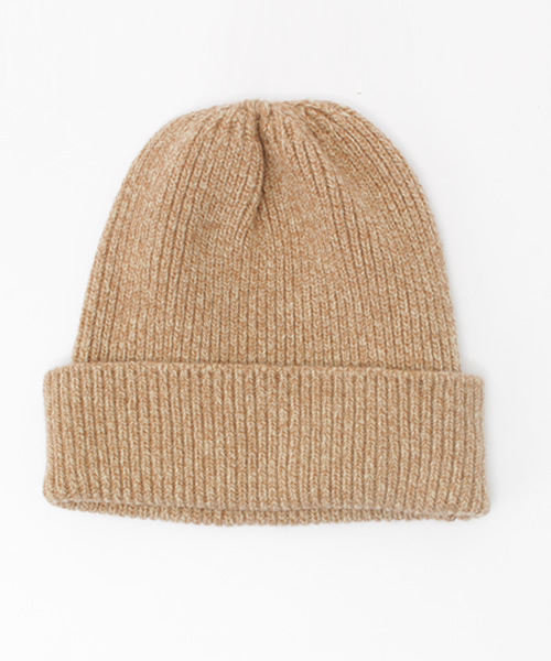 ESTNATION(エストネーション)の「KIJIMA TAKAYUKI ニットキャップ(ハット・レディース・ライトベージュ/オレンジ/アイボリー・FREE)」の1枚目の写真