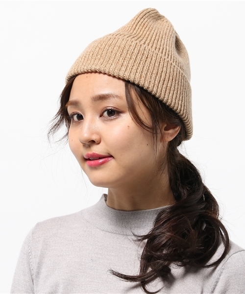 ESTNATION(エストネーション)の「KIJIMA TAKAYUKI ニットキャップ(ハット・レディース・ライトベージュ/オレンジ/アイボリー・FREE)」の8枚目の写真