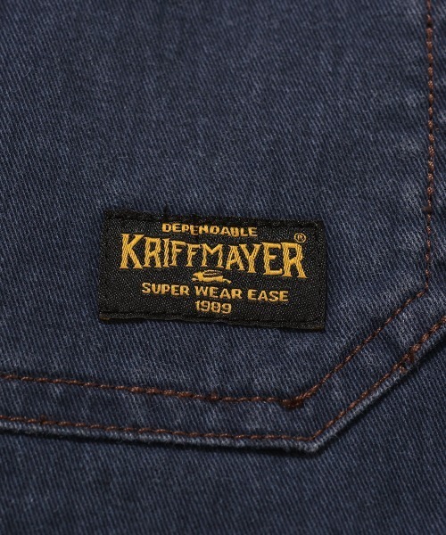 KRIFF MAYER Lady's Collection(クリフメイヤーレディースコレクション)の「裏キルトカバーオール(カバーオール・レディース・サックスブルー/ネイビー/ブラウン/サンドベージュ・LARGE/MEDIUM)」の17枚目の写真