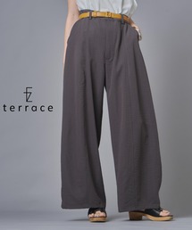 terrace（テラス）の「センターシームルーズスラックス（スラックス）」