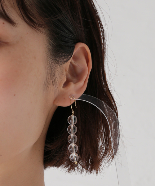 La TOTALITE(ラトータリテ)の「STEEN / スティン Snow Ball Earrings(ネックレス・レディース・ゴールド・FREE)」の7枚目の写真