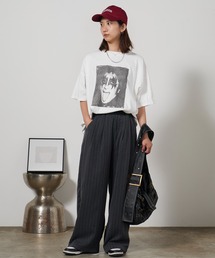 REMI RELIEF | REMI RELIEF/レミレリーフ NEW SP加工20/-天竺BIGサイズT(Who are you?) ヴィンテージ コットンTシャツ メンズ 2026年 夏 夏服(Tシャツ/カットソー)