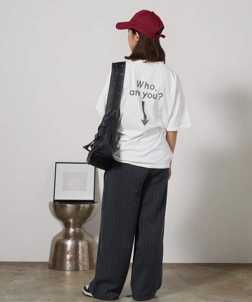 REMI RELIEF(レミレリーフ)の「REMI RELIEF/レミレリーフ NEW SP加工20/-天竺BIGサイズT(Who are you?) ヴィンテージ コットンTシャツ メンズ 2026年 夏 夏服(Tシャツ/カットソー・メンズ・ホワイト/ブラック・M/L)」の9枚目の写真