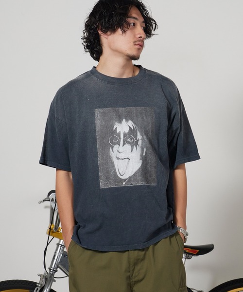 REMI RELIEF(レミレリーフ)の「REMI RELIEF/レミレリーフ NEW SP加工20/-天竺BIGサイズT(Who are you?) ヴィンテージ コットンTシャツ メンズ 2026年 夏 夏服(Tシャツ/カットソー・メンズ・ホワイト/ブラック・M/L)」の18枚目の写真