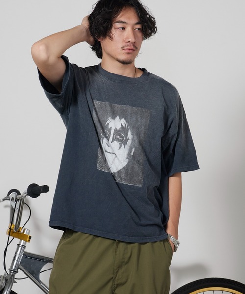 REMI RELIEF(レミレリーフ)の「REMI RELIEF/レミレリーフ NEW SP加工20/-天竺BIGサイズT(Who are you?) ヴィンテージ コットンTシャツ メンズ 2026年 夏 夏服(Tシャツ/カットソー・メンズ・ホワイト/ブラック・M/L)」の19枚目の写真