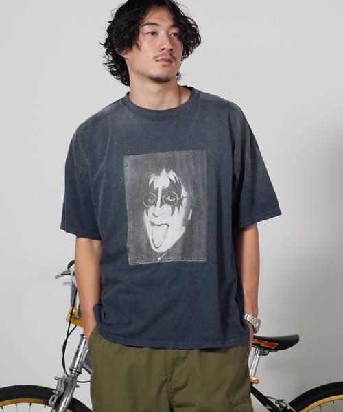 REMI RELIEF(レミレリーフ)の「REMI RELIEF/レミレリーフ NEW SP加工20/-天竺BIGサイズT(Who are you?) ヴィンテージ コットンTシャツ メンズ 2026年 夏 夏服(Tシャツ/カットソー・メンズ・ホワイト/ブラック・M/L)」の20枚目の写真