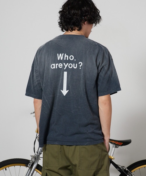 REMI RELIEF(レミレリーフ)の「REMI RELIEF/レミレリーフ NEW SP加工20/-天竺BIGサイズT(Who are you?) ヴィンテージ コットンTシャツ メンズ 2026年 夏 夏服(Tシャツ/カットソー・メンズ・ホワイト/ブラック・M/L)」の22枚目の写真