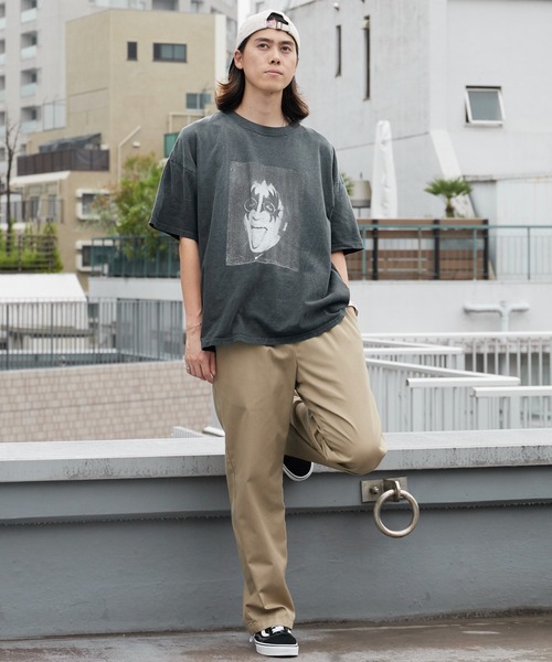 REMI RELIEF(レミレリーフ)の「REMI RELIEF/レミレリーフ NEW SP加工20/-天竺BIGサイズT(Who are you?) ヴィンテージ コットンTシャツ メンズ 2026年 夏 夏服(Tシャツ/カットソー・メンズ・ホワイト/ブラック・M/L)」の14枚目の写真