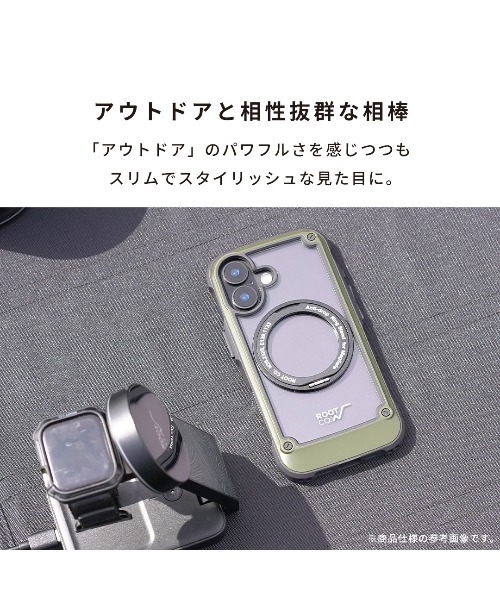 ROOT CO.（ルート）の「iPhone 17/17e/16e 専用 ROOT CO. GRAVITY Shock Resist Tough & Basic Case Plus. ケース（スマホケース/カバー・レディース・アッシュブラウン/ホワイト/ブラック/カーキ・iPhone 17/iPhone 16e/17e）」の13枚目の写真