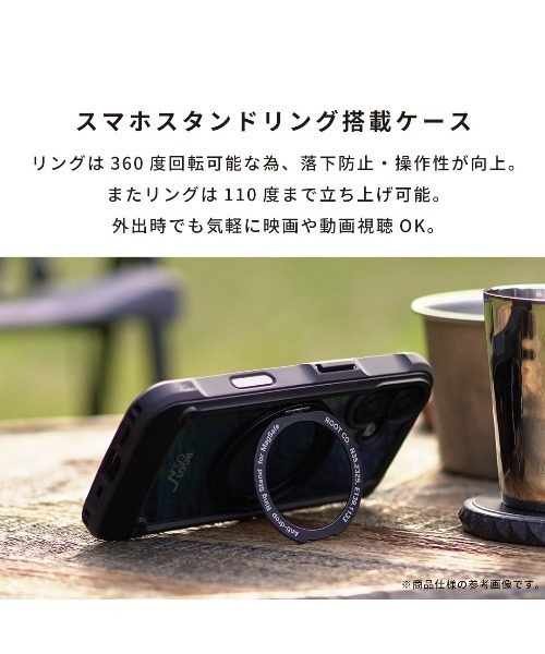 ROOT CO.（ルート）の「iPhone 17/17e/16e 専用 ROOT CO. GRAVITY Shock Resist Tough & Basic Case Plus. ケース（スマホケース/カバー・レディース・アッシュブラウン/ホワイト/ブラック/カーキ・iPhone 17/iPhone 16e/17e）」の14枚目の写真