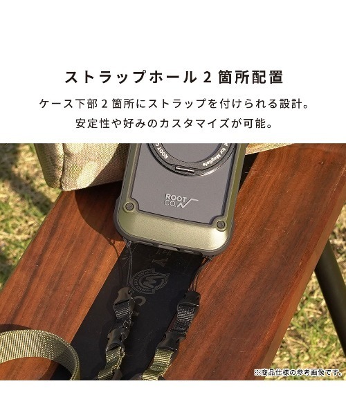 ROOT CO.（ルート）の「iPhone 17/17e/16e 専用 ROOT CO. GRAVITY Shock Resist Tough & Basic Case Plus. ケース（スマホケース/カバー・レディース・アッシュブラウン/ホワイト/ブラック/カーキ・iPhone 17/iPhone 16e/17e）」の15枚目の写真