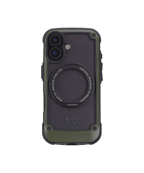 ROOT CO.（ルート）の「iPhone 17/17e/16e 専用 ROOT CO. GRAVITY Shock Resist Tough & Basic Case Plus. ケース（スマホケース/カバー・レディース・アッシュブラウン/ホワイト/ブラック/カーキ・iPhone 17/iPhone 16e/17e）」の5枚目の写真