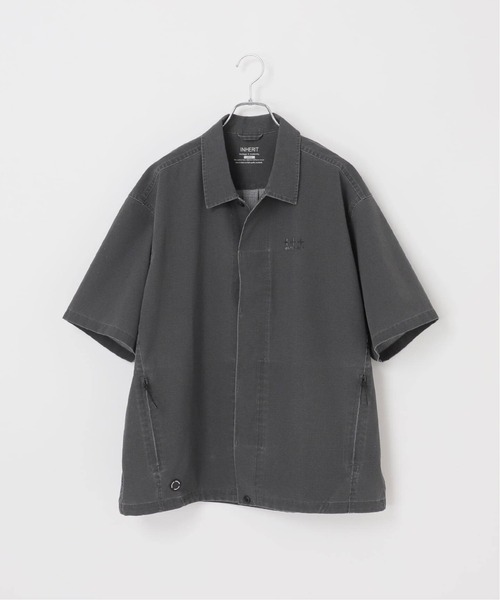 B.C STOCK(ベーセーストック)の「【追加】FADE GRAPH POINT シャツ(シャツ/ブラウス・メンズ・チャコールグレー/グリーン系その他/ブラック・MEDIUM/LARGE)」の5枚目の写真